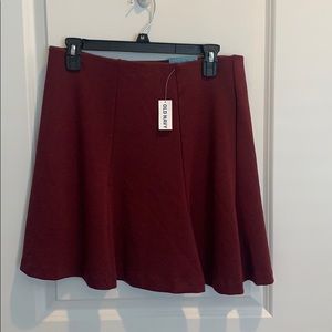 NWT fun fall A-line mini skirt